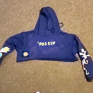90s kid crop sweater